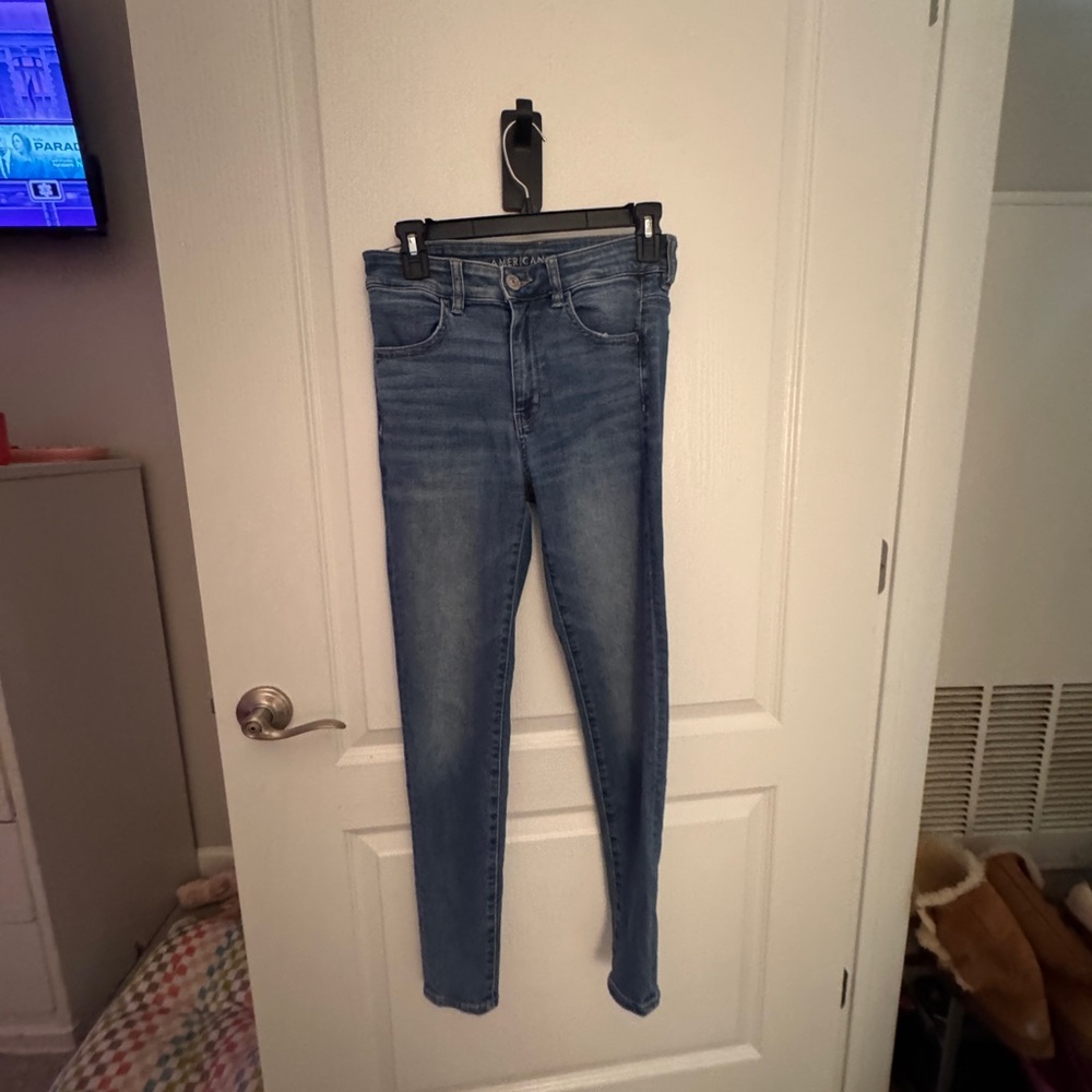Women's Blue Jeans high waisted comfortable fit